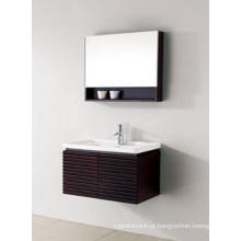 Gabinete de banheiro New Fashion Embossment Cabinet Design Banheiro Vanity Móveis banheiro Móveis espelhados de banheiro (V-14169)